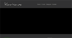 Desktop Screenshot of klarisa.cz