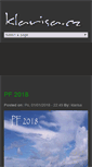 Mobile Screenshot of klarisa.cz